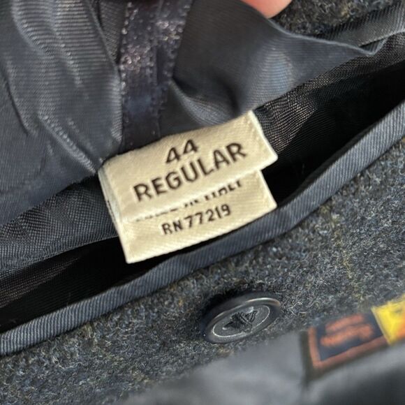 Pronto Uomo Sport Coat 44R Blue Plaid Zegna Italian Wool Cashmere Jacket Blazer - Picture 5 of 12